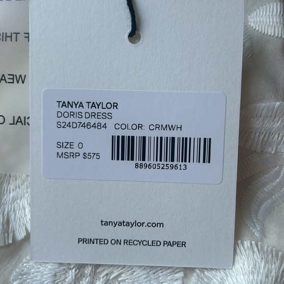 NWT TANYA TAYLOR DORIS DRESS $575 current season stunning! - Picture 7 of 13